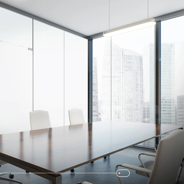 Smart film glass switchable privacy glass for meeting room