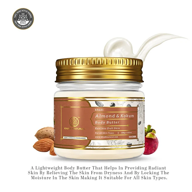 Khadi Natural Almond & Kokum Body Butter 100 g