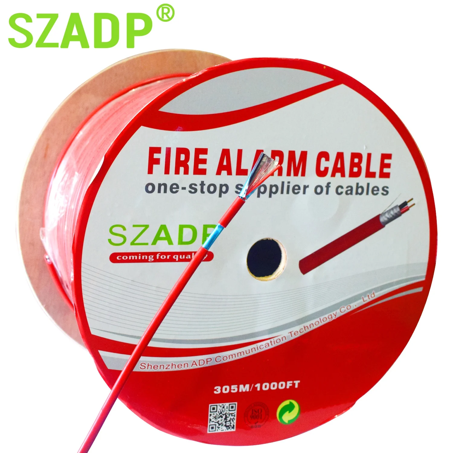 Fire Alarm Cable 1mm Shielded 18awg 16awg 1.5mm Fire Cable 2 Cores Fire Resistant Cables PVC/LSZH