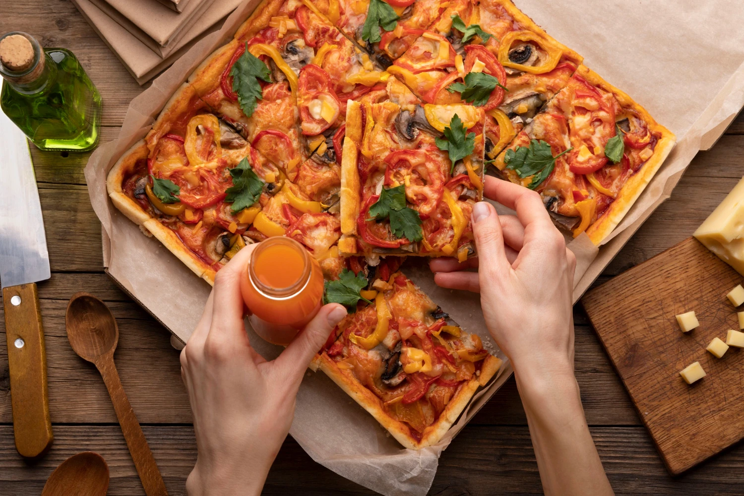 High Quality Italian Frozen Food - Italian Frozen Pizza  - Pizza Base Morbidella Lucana very Soft Pizza Cooked in Wood Oven