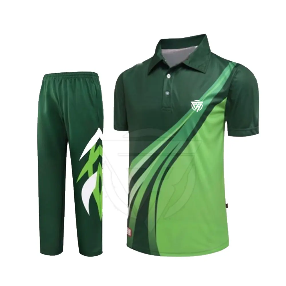 Top most quality customized Cricket Uniform Clothing Full Customized Cricket Kits including jersey and pants