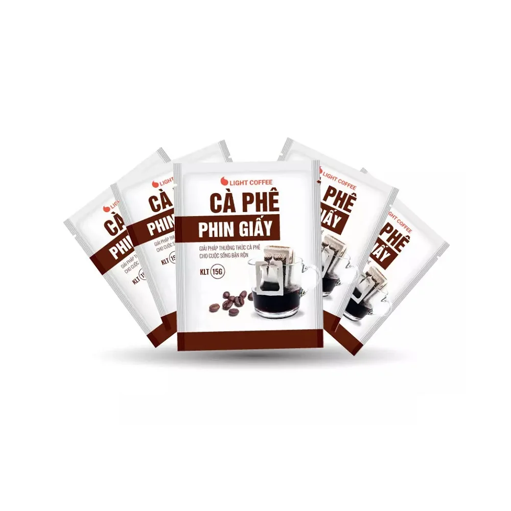 Traditional Coffee Phin Drip Coffee Filter Bag Paper Bitter Taste Vietnamese Coffee With High Export Quality