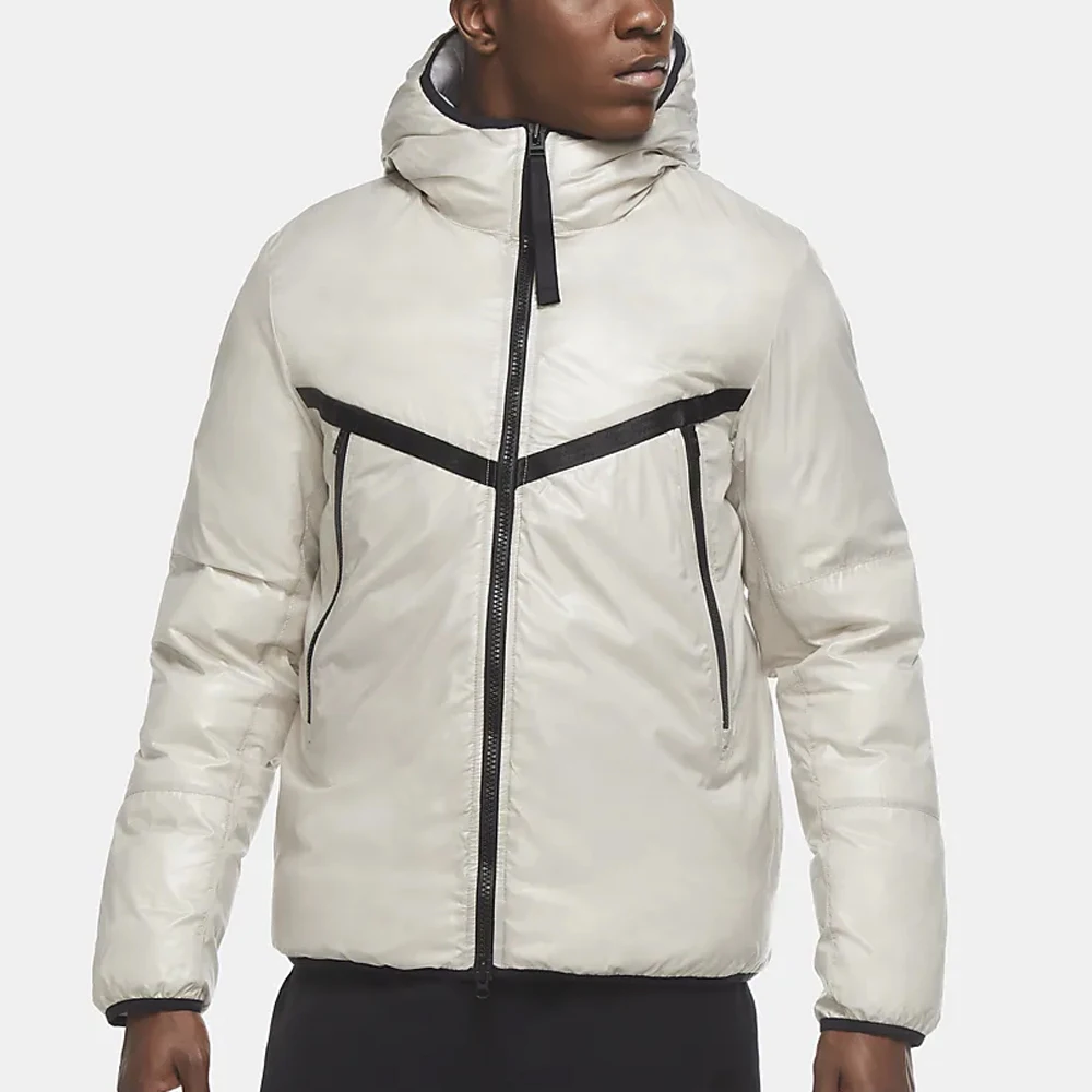 Best Selling Rain Jacket Parachute Made Adjustable Waist Zipper Up Closure Hooded Jacket With Custom Logo For Sale