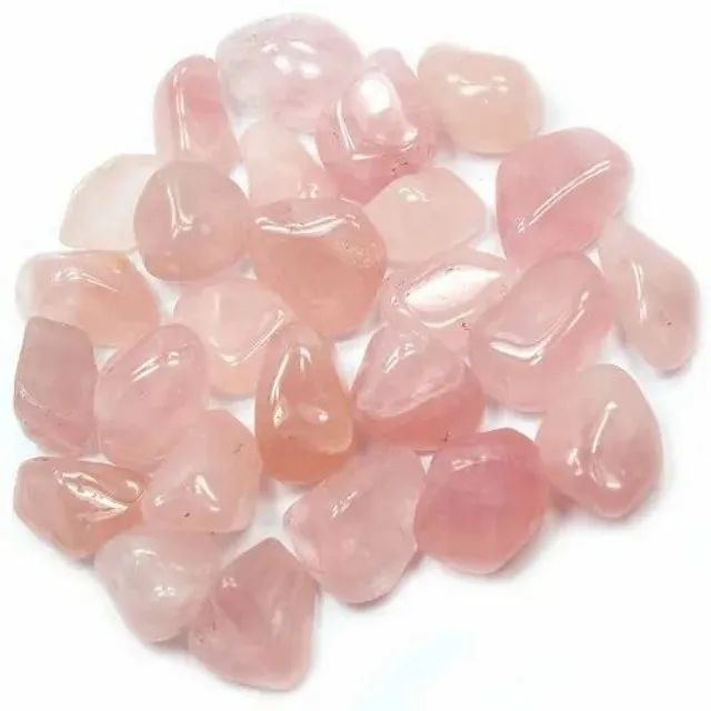 Rose Quartz Tumbled Stones Wholesale Bulk Natural Healing Crystal agate Rose quartz Gemstone Tumbled Stone