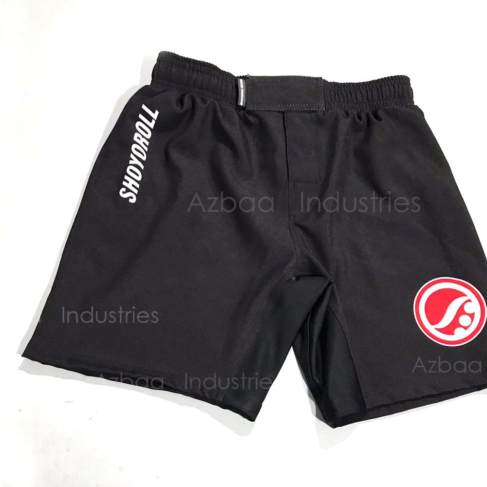 Muay Thai BJJ wear Custom design red and black color jiu jitsu Shoyoroll rashguard