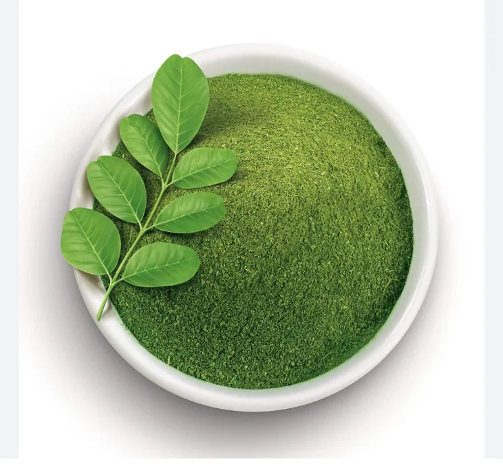 Organic Moringa Powder Oleifera Leaf Extra-Fine Quality Dried Drumstick Tree Leaves Smoothies