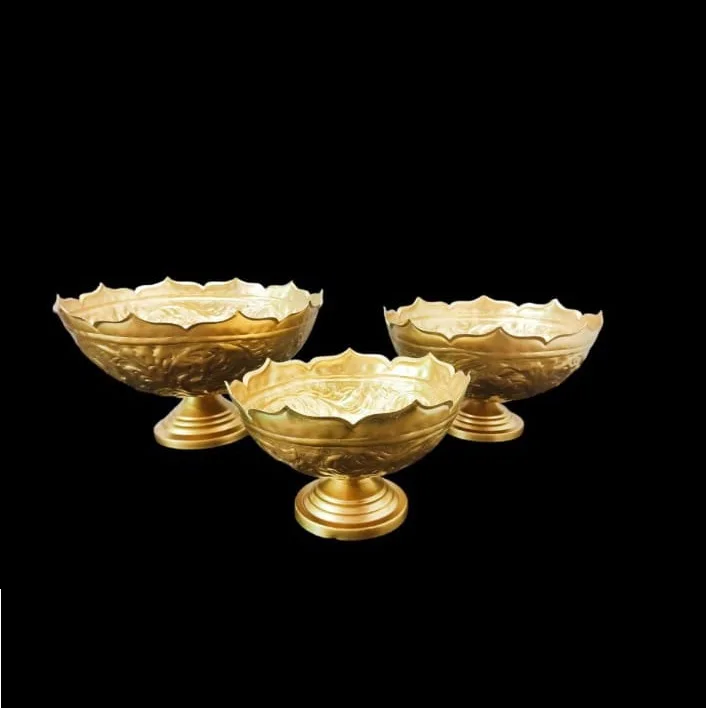 Home Decor and Festival Flowers Shaped Diya Urli Bowls for Gifting Purposes From Indian Supplier