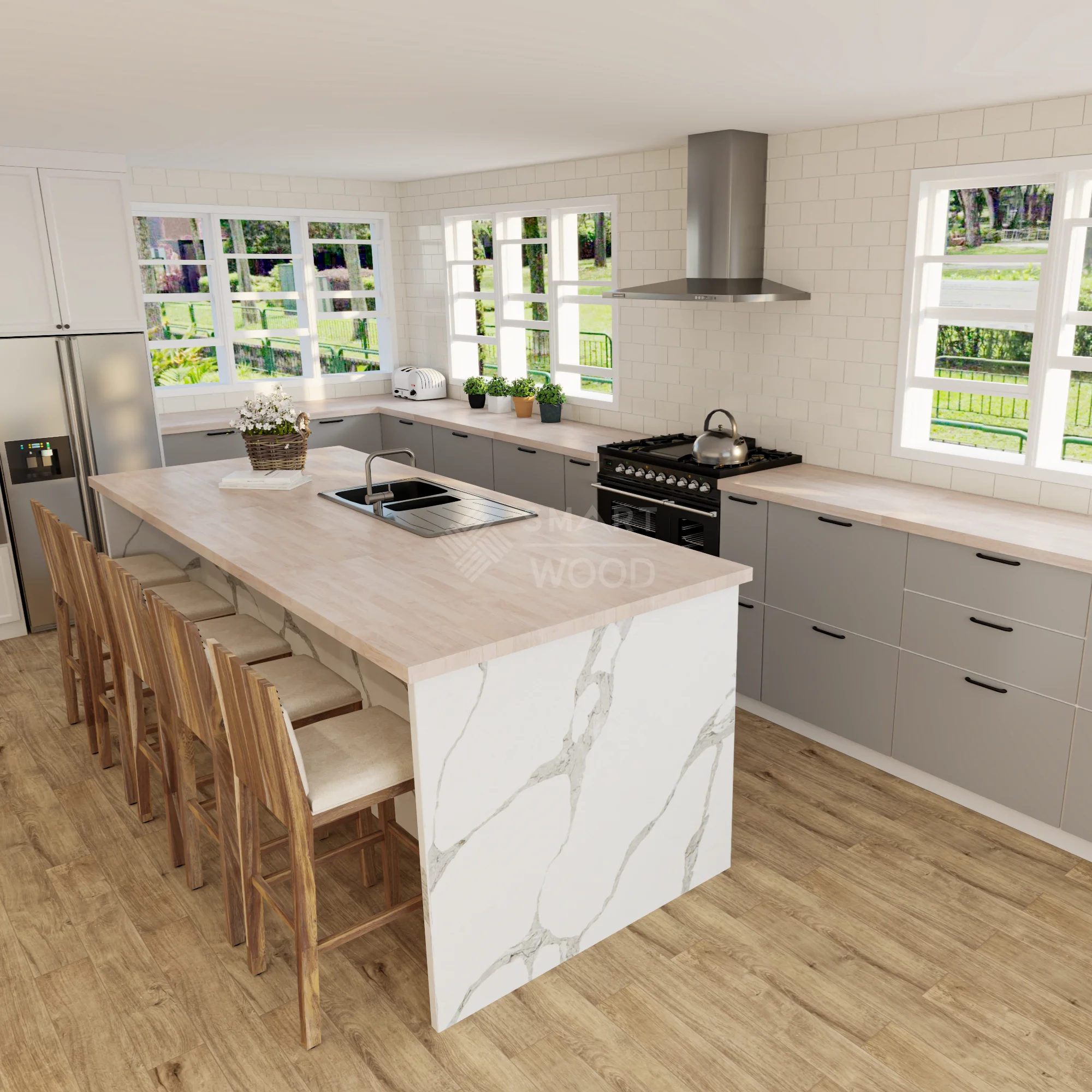 HOT ITEM RUBBER WOOD LAMINATION BOARD CUSTOMIZABLE SIZE LOGO AND PACKAGE WITH NATURAL COLOUR