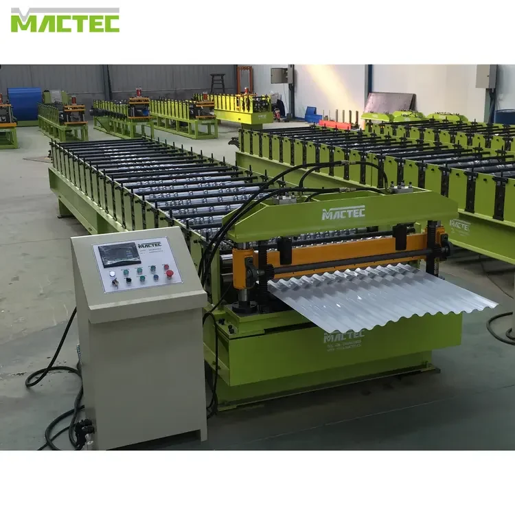 Steel Colored Forming Tile Top Quality Cheap Price corrugated roofing panel making line roll forming machine