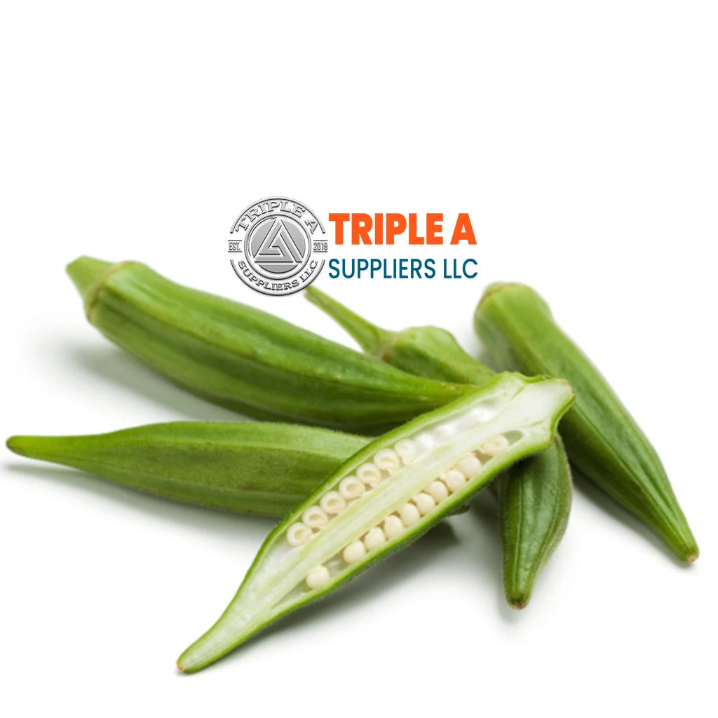 Okra fresh okra frozen green vegetables price bulk supply style  IQF Okra for food with premium quality