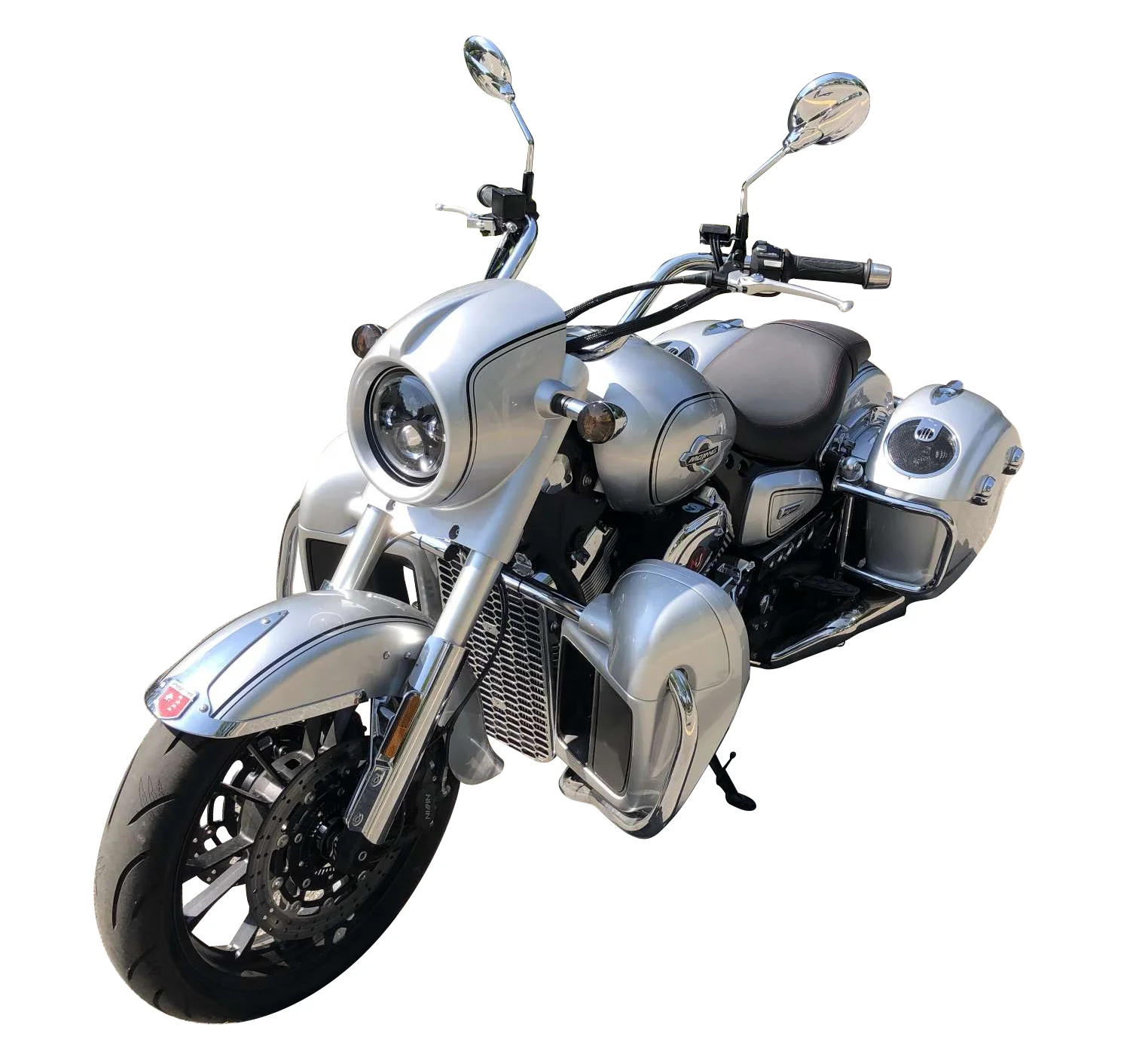 Лидер 2024, 800cc двухколесный курузчик, мотоцикл V-типа, двухцилиндровый восьмиклапанный асинхронный двигатель с жидкостным охлаждением