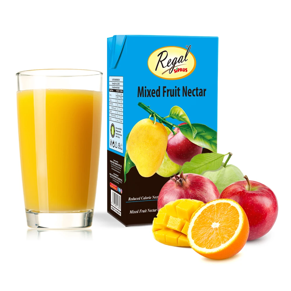 Top Quality Mixed Fruit Regal Siprus 250 ml Tetraa Pack Fruit Nectar