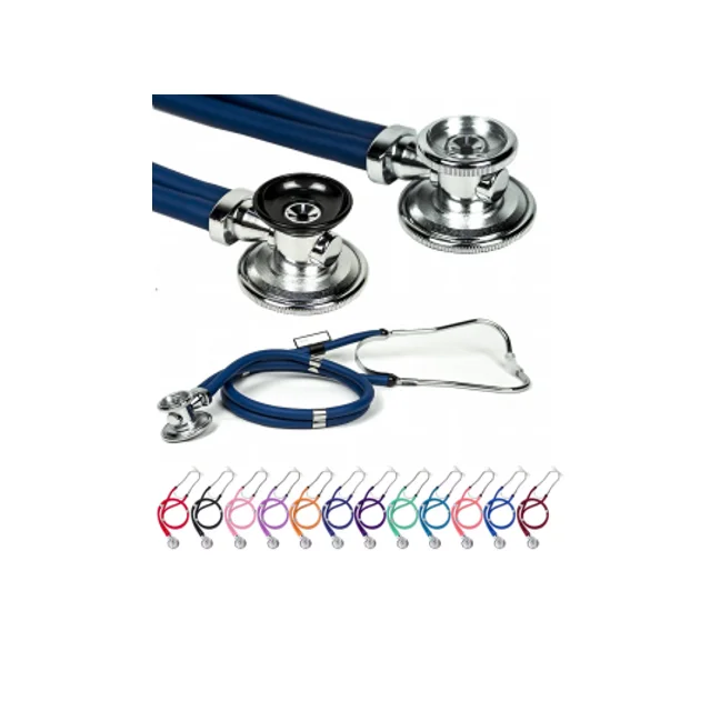 colorful hospital double tube  nursing stethoscop a doubl tet estetoscopio cardiac paediatric  doctors kids stethoscopes kit