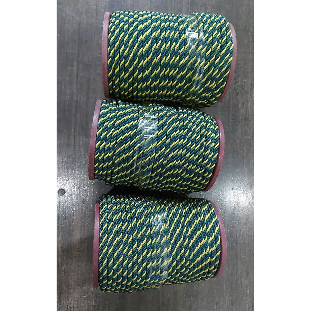 New Ceremonial Flag Tassels Pakistan Made Wholesale Strings Tri color Bugle Cord