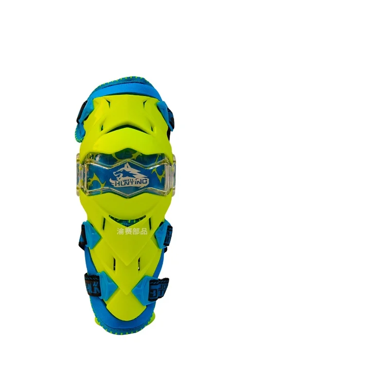JXT Wolf teenager Off-road knee pads  knee support knee brace motorcycle bicycle riding protective gear cycle fluorescent yellow