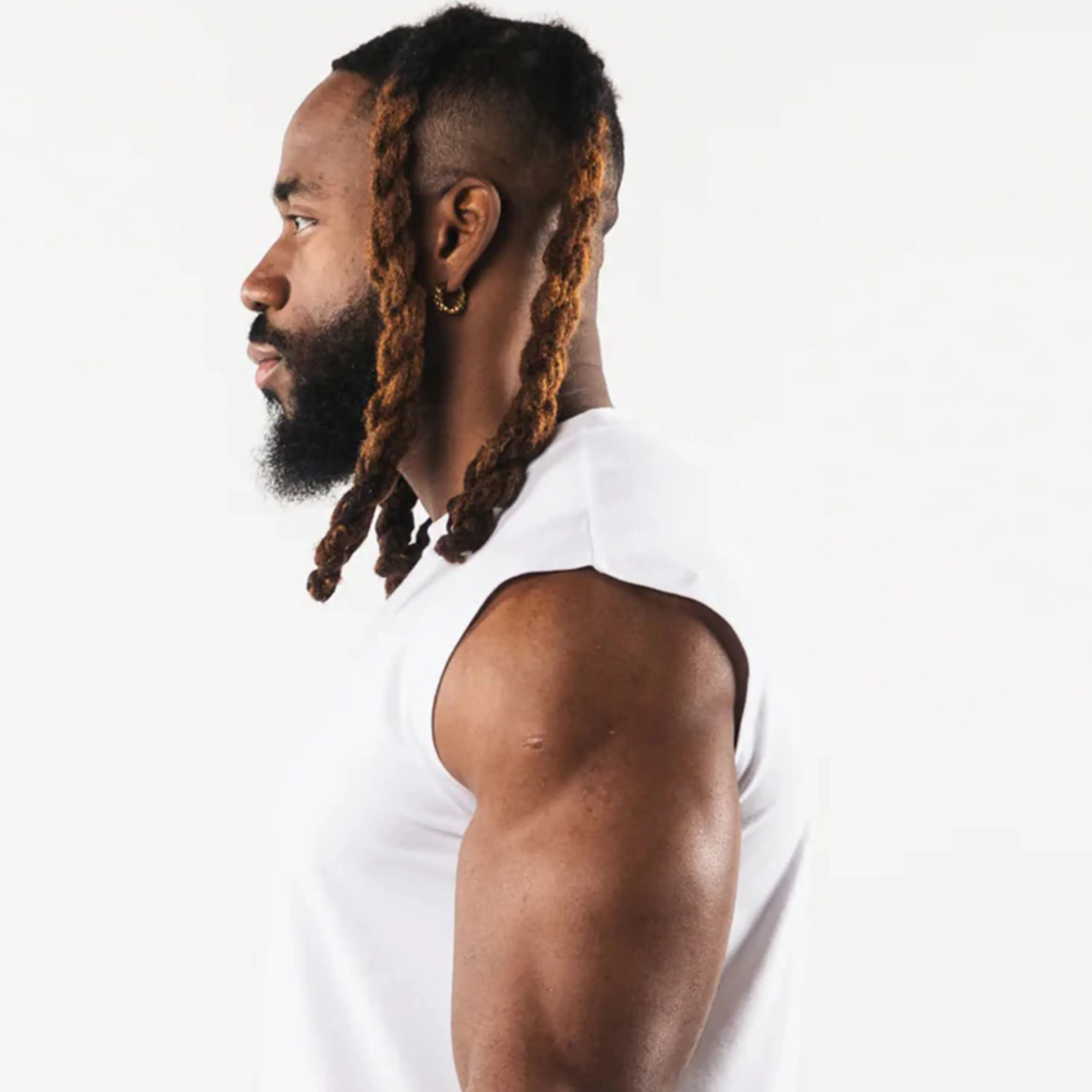 2024 High Quality Unisex Cotton Sleeveless Gym Shirt Men Workout Tank Top Gym Stringer For Men