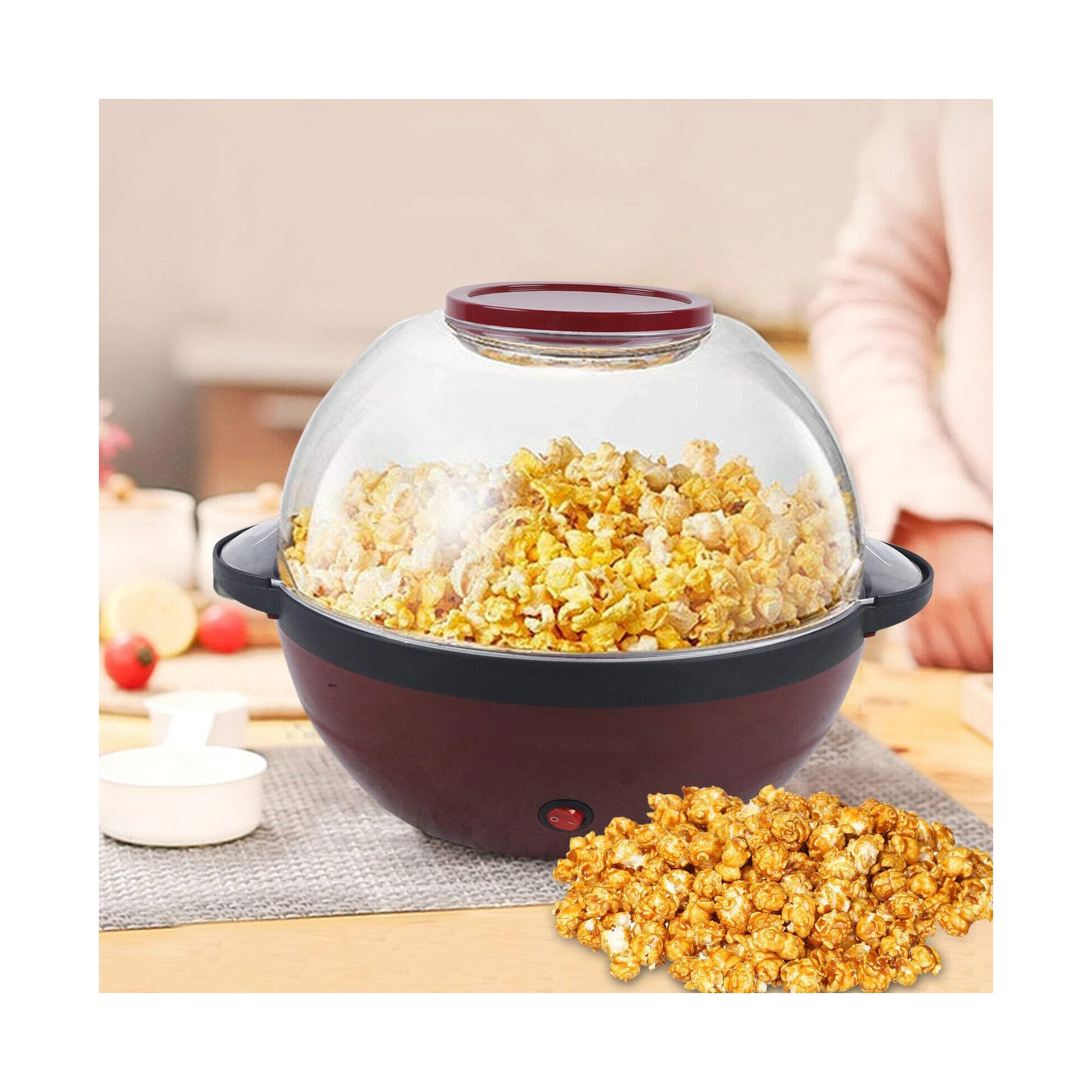 Low cost price high quality automatic commerce popcorn machine