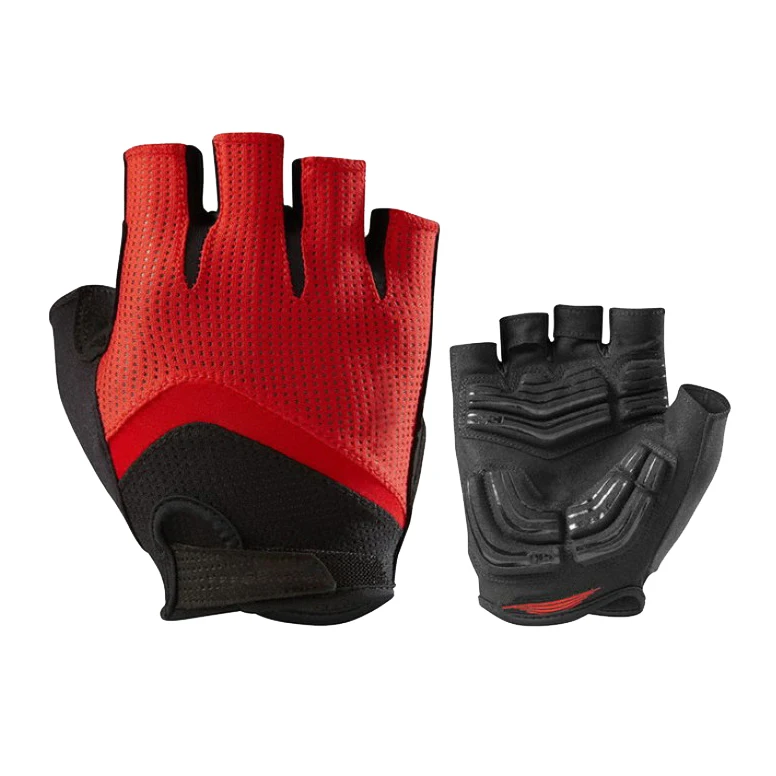 Breathable & Comfortable Half Finger Cycle Gloves Private Label Anti Slip OEM Services Low MOQ Cycling Gloves