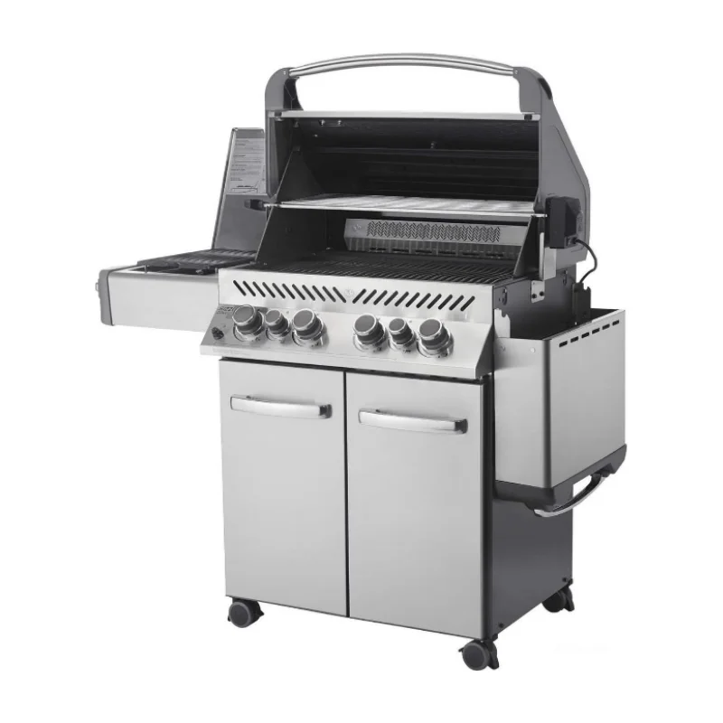 WHOLESALE Propane Gas Grill, Stainless Steel 6 Burners, 78,500 BTUs, 900 Sq Inches Cooking Area