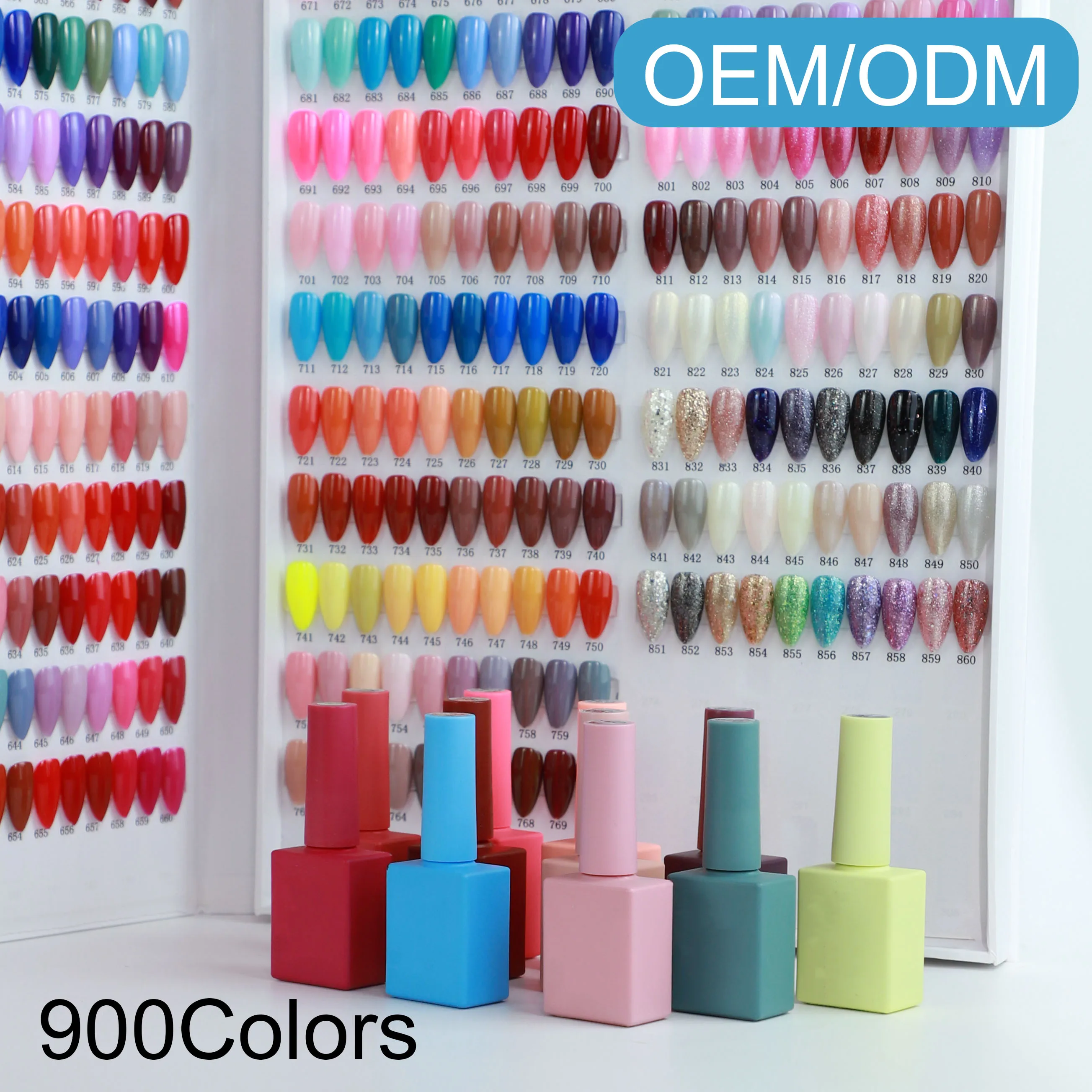 Custom Logo Soak Off UV LED Gel Nail Polish 15ML OEM ODM Private Label Gel Polish