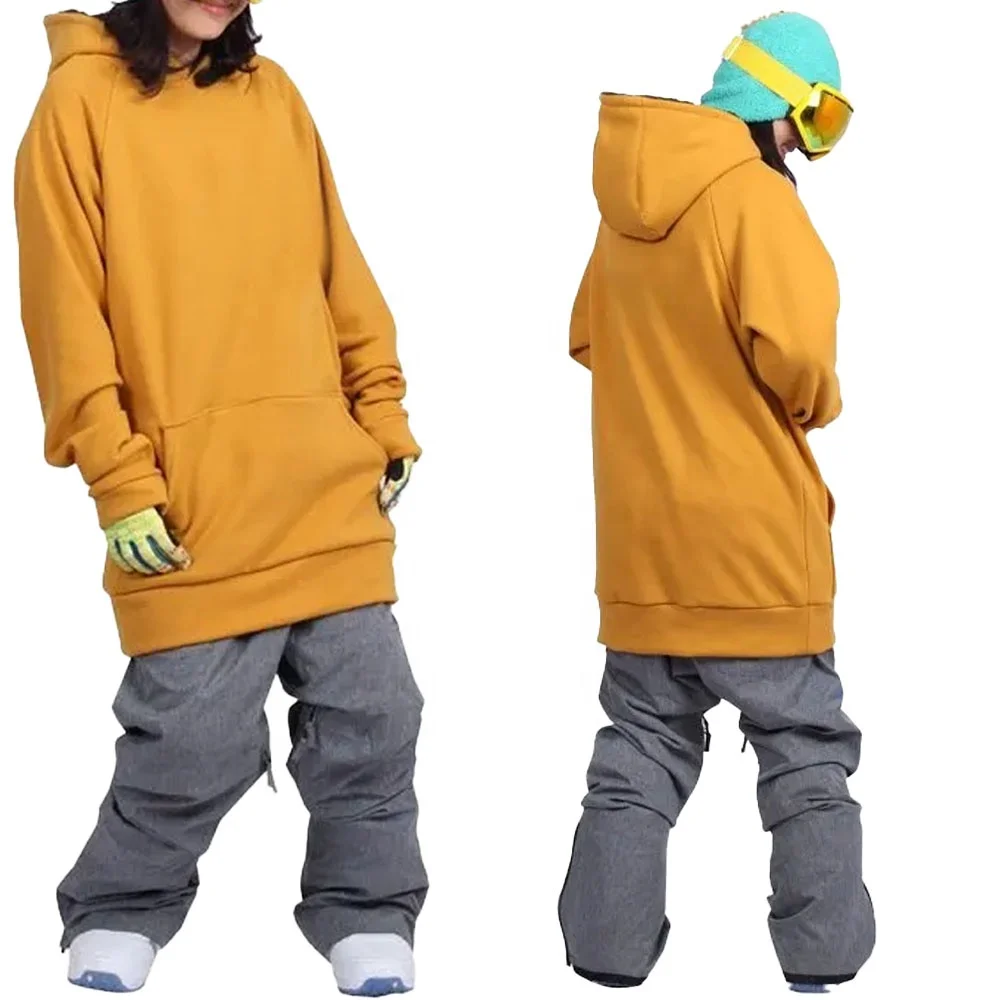 High Quality Snowboarding Breathable Waterproof Unisex Pullover Hoodie Softshell Tall Ski