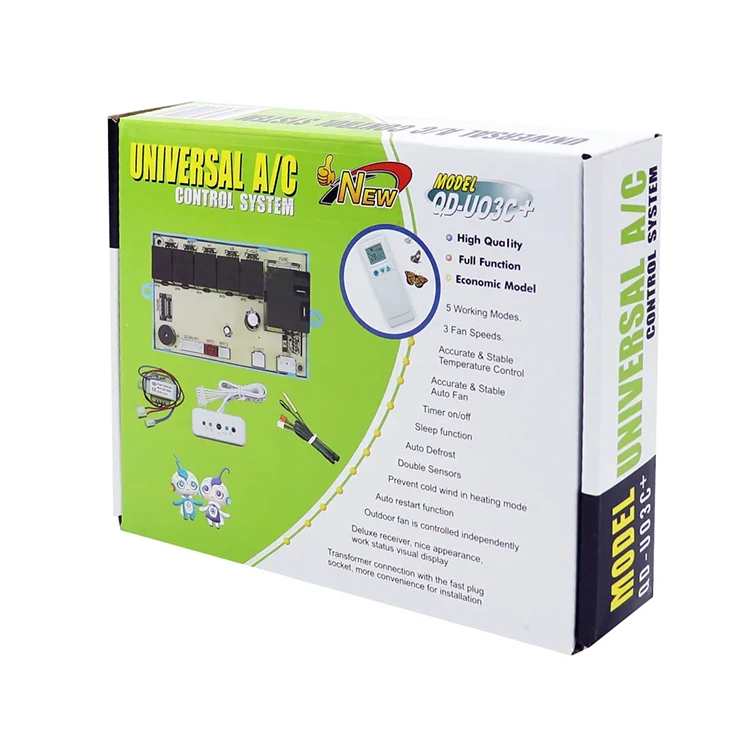 Fully functional QD-U03C+ Air Conditioning Control Board Universal A/C Control System