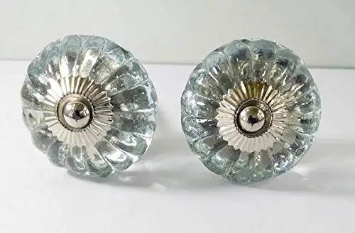 Direct Factory Supply Antique Style Glass Door Knobs for Furniture Decoration Available in Export from India
