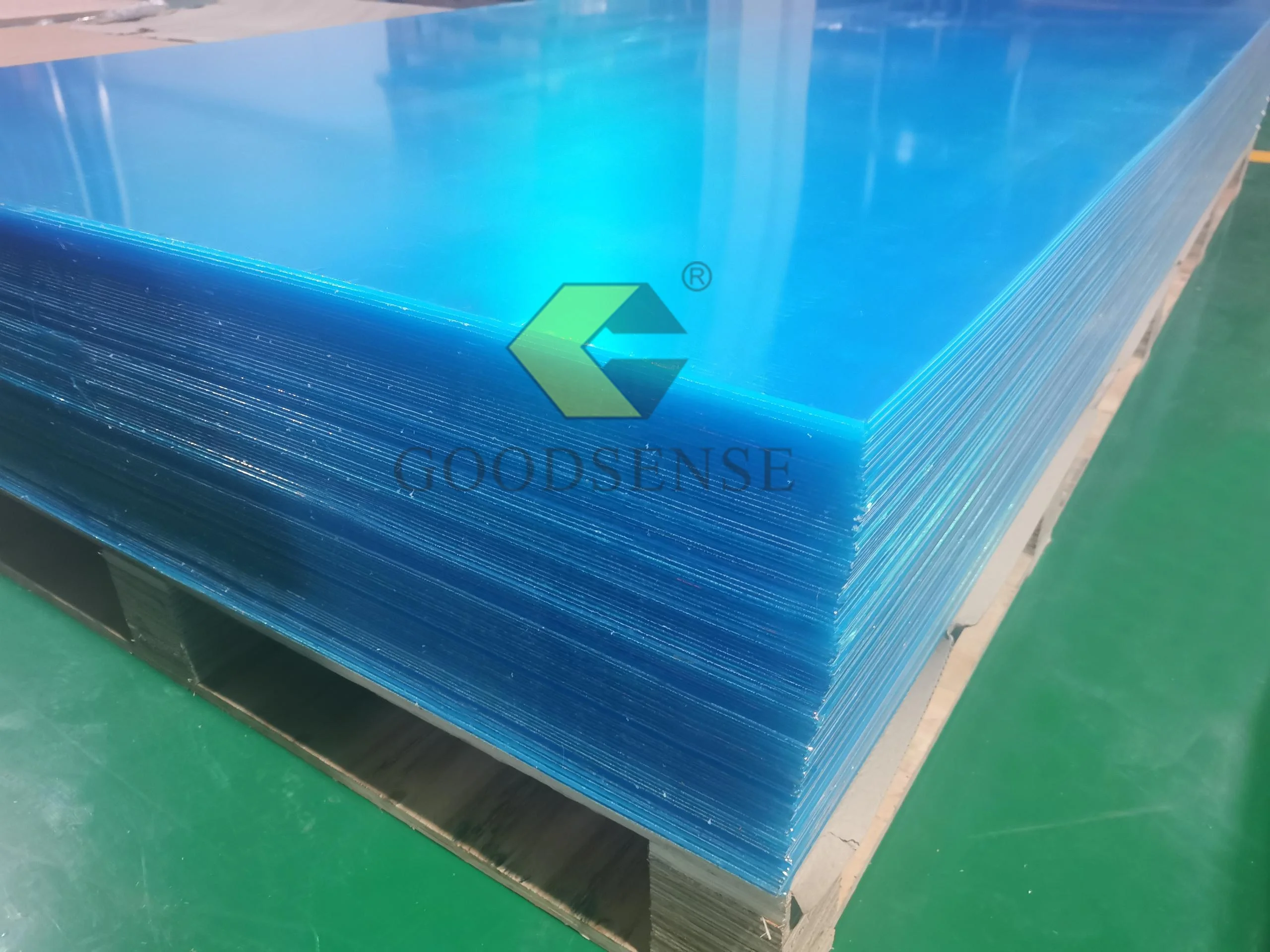 Goodsense Acrylic Iridescent Sheet Manufacturer 3mm Radiant Plexiglass Rainbow Lucite Sheet Tiles for Advertising Material