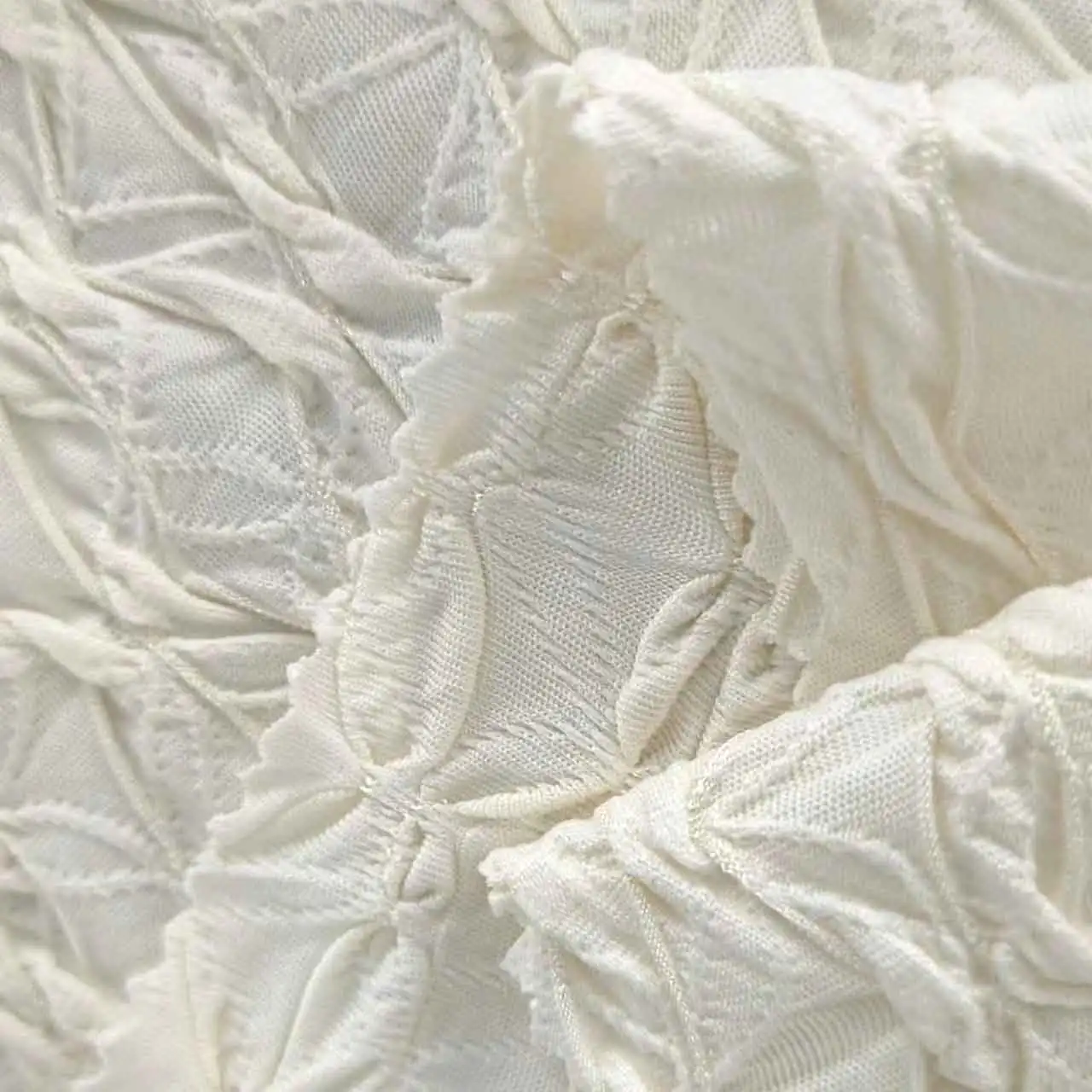 2024 New Arrival Soft 90% Polyester 10% Spandex Elastic Stretch Jacquard Pleated Knit Fabric For Women Dress