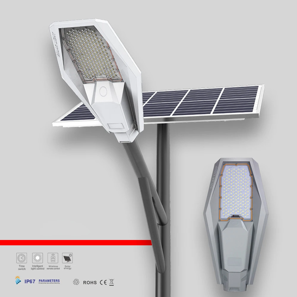High Quality Waterproof Ip65 Solar Power Road Lamp 100w 200w Integration All In One Outdoor Led Solar Street Light