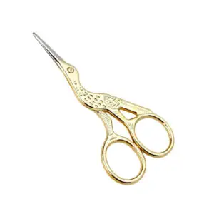 Embroidery scissors for handcrafting DIY work Crane Stork scissors used in Tailor crafting Bird Style Fancy Shears