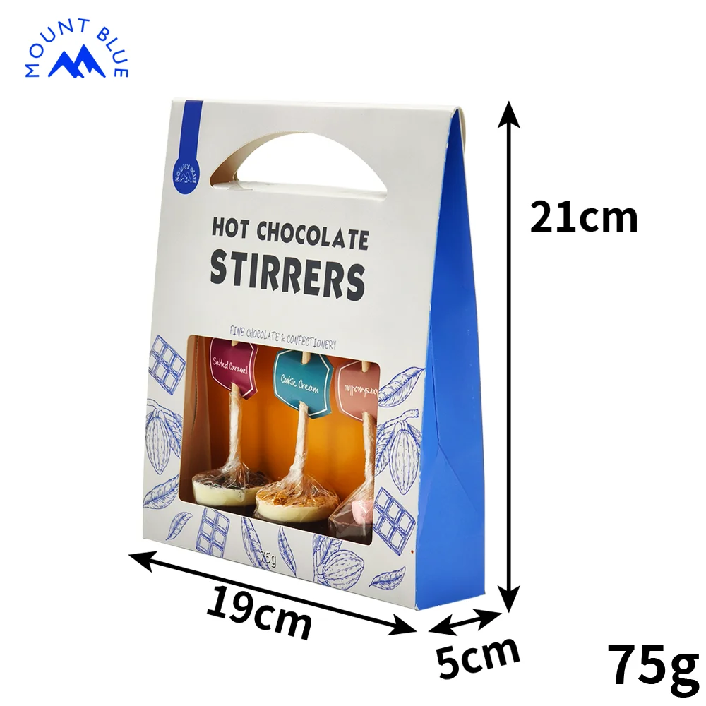 Wholesale Price for Hot Choc Stirrers Cocoa Hot Drinks Spoon With 3 Packs