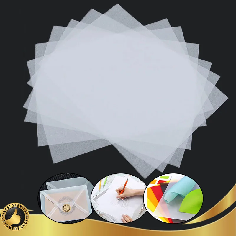Lizheng chinese tracing paper roll 60gsm vellum wedding paper invitations card A3 color tracing paper for sewing