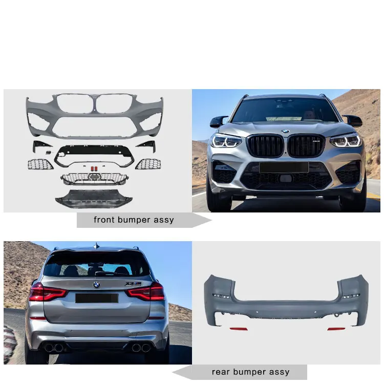 Hot Selling Front Bumper Car Bodykit For Bmw X3 G01 Upgrade X3m Modified Bodykit X3 Upgard To X3 M