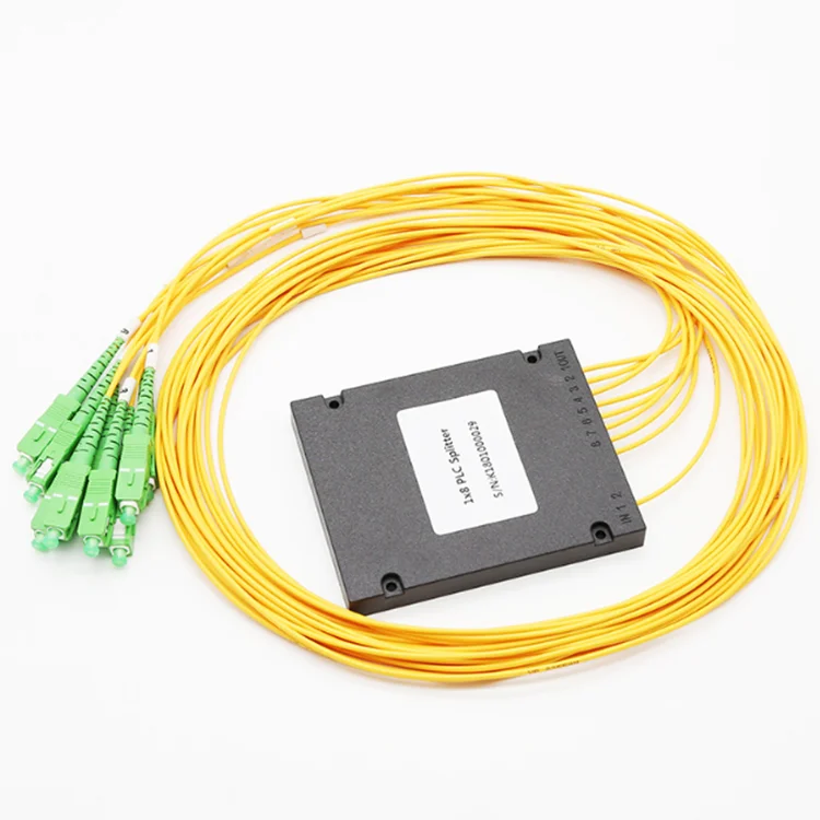 1x4 1x8 1x16 1x32 1x64 Fiber optic equipment 1260 to 1650nm ftth optical fiber plc splitter