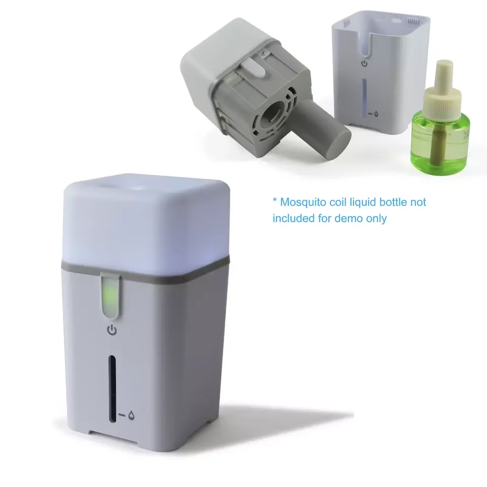 Taiwan Made Rechargeable Electrical Mosquito Repellent Vaporizer with Lamp for Outdoor Activities