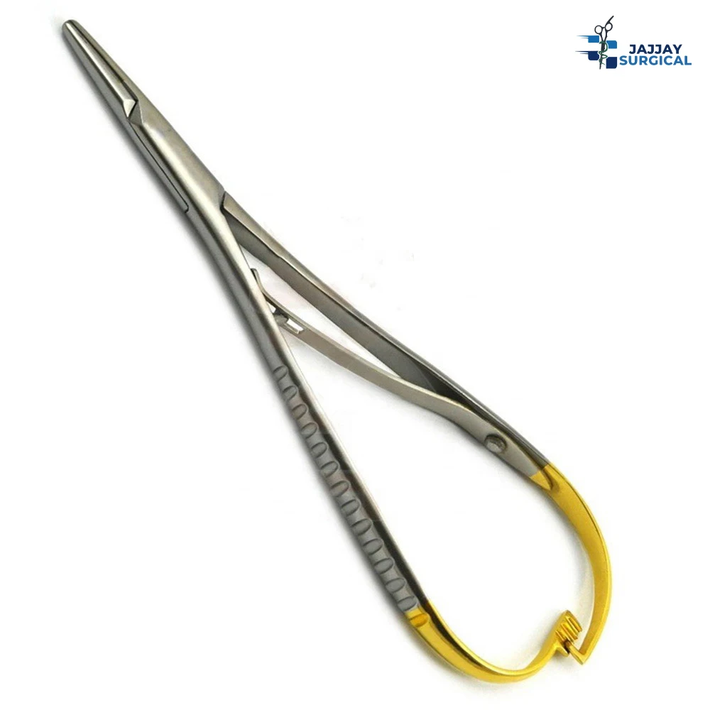 Stainless Steel Mathieu Needle Holders Dental Needle Holders TC Surgical Forceps Dental Instruments