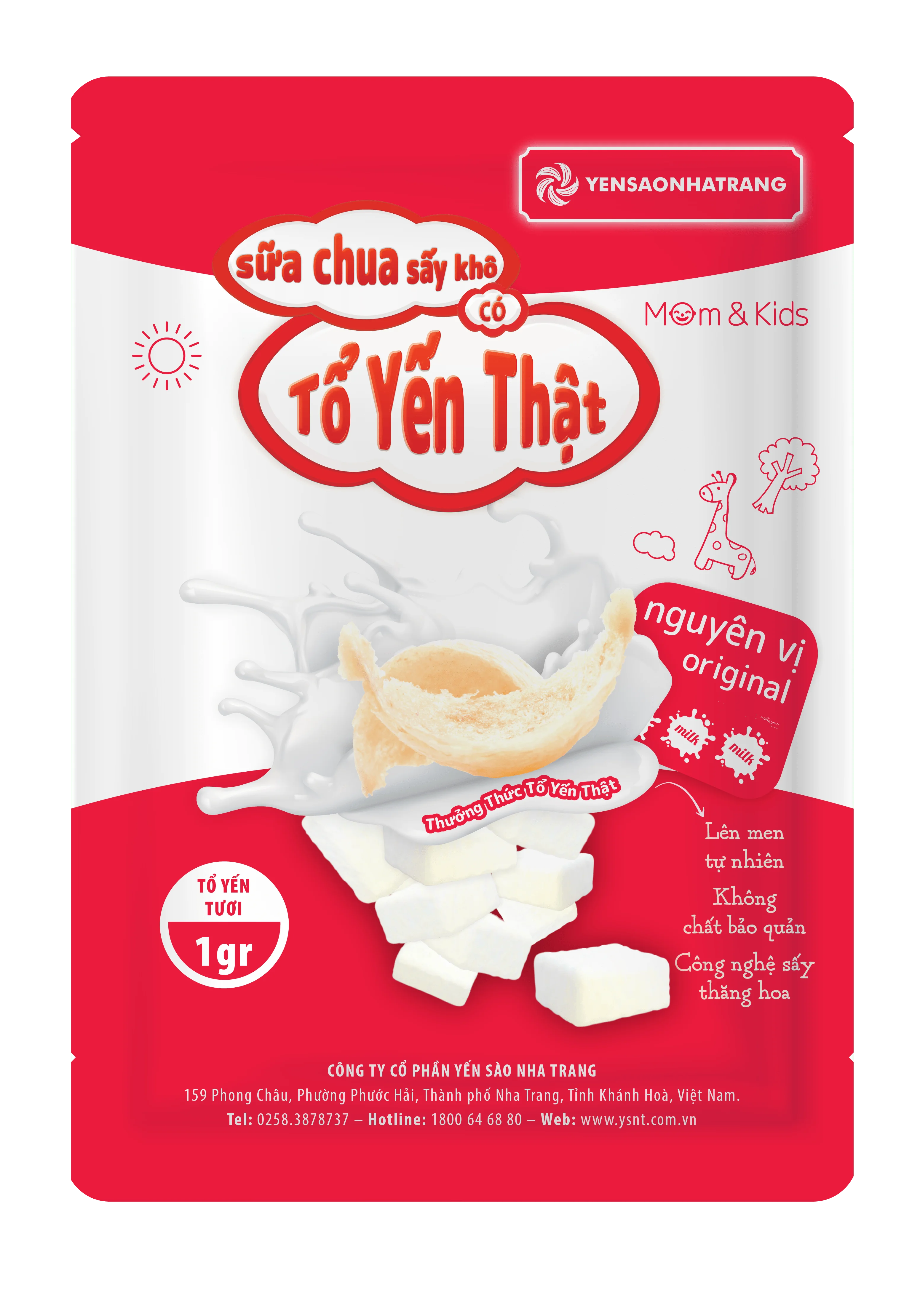High Standard Freeze-Dried Yogurt (9.5g/box) Bag Storage Packing High Quality from Vietnam Supplier