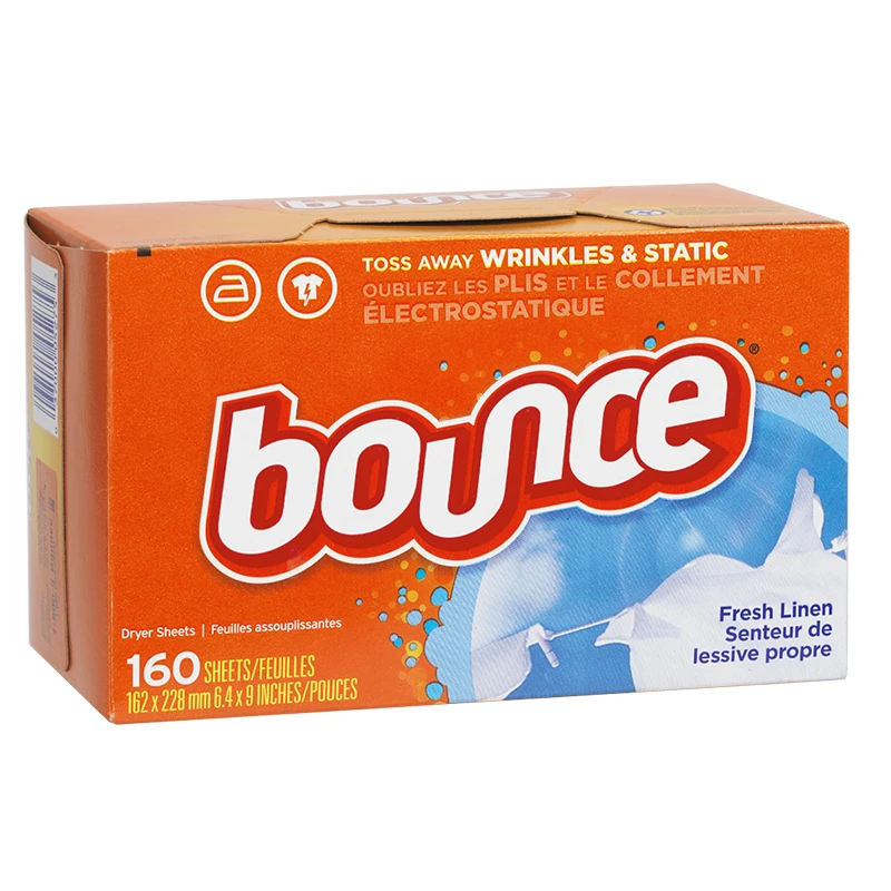 Bounce Free & Gentle Dryer Sheets, 180 Ct, Unscented