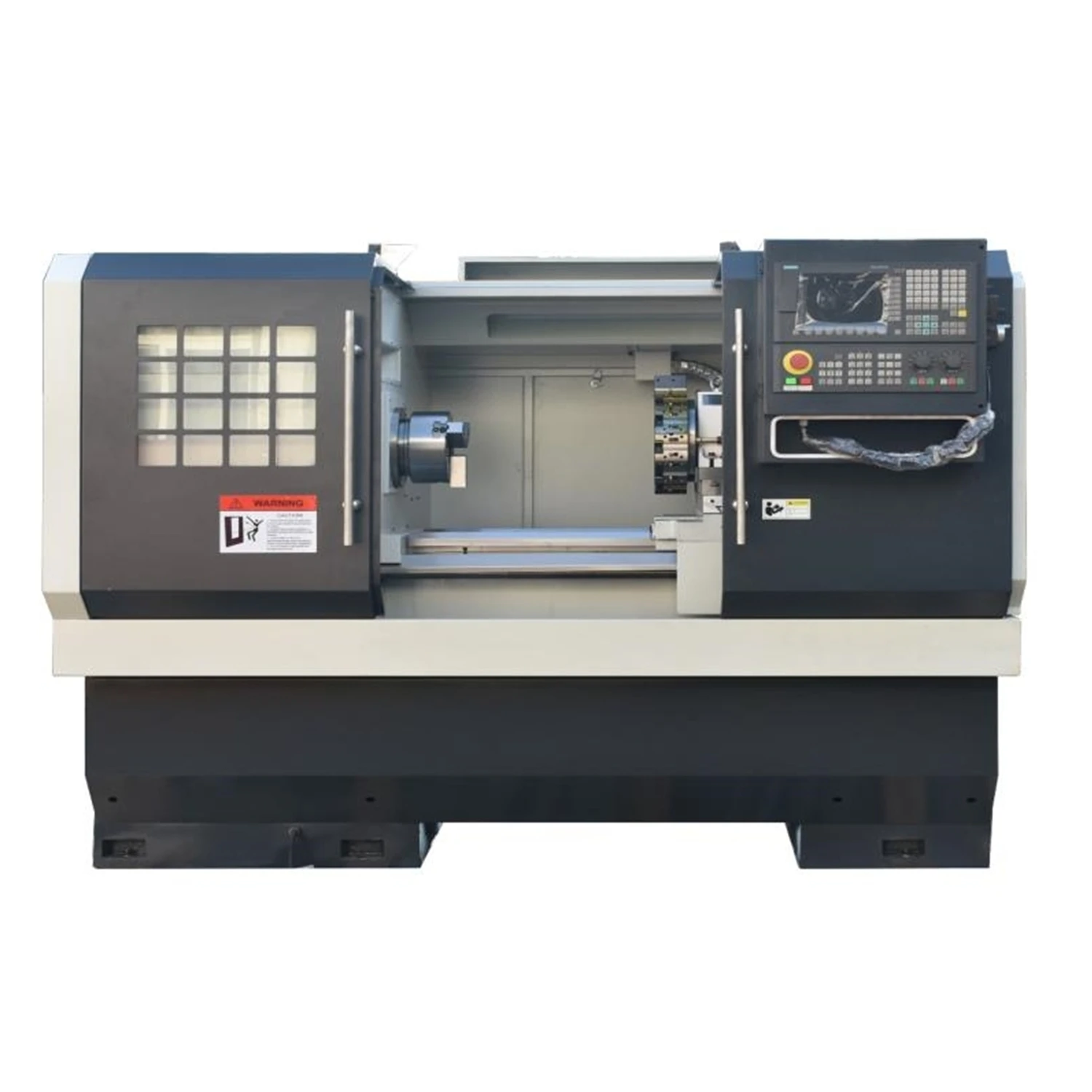 CK6140S Auto Bar Feed Bench Metal Turning Flat Bed Cnc Lathe for Metal