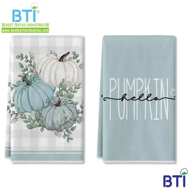 Полотенце Кухонное с печатным рисунком 100% хлопчатобумажные кухонные полотенца коврики для чистки посуды