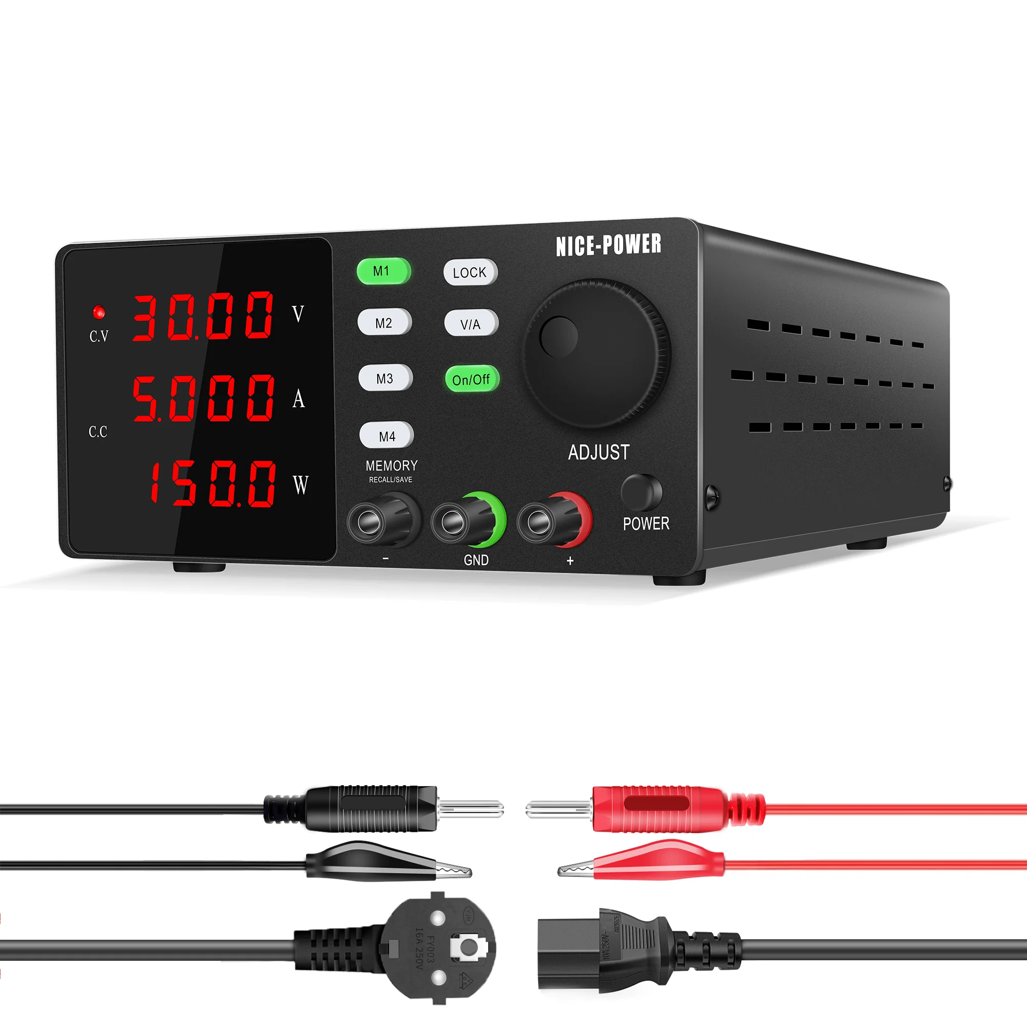 Nice Power SPPS-S605 60V 5A voltage and current adjustable DC regulated power supply for testing laptop computer repair