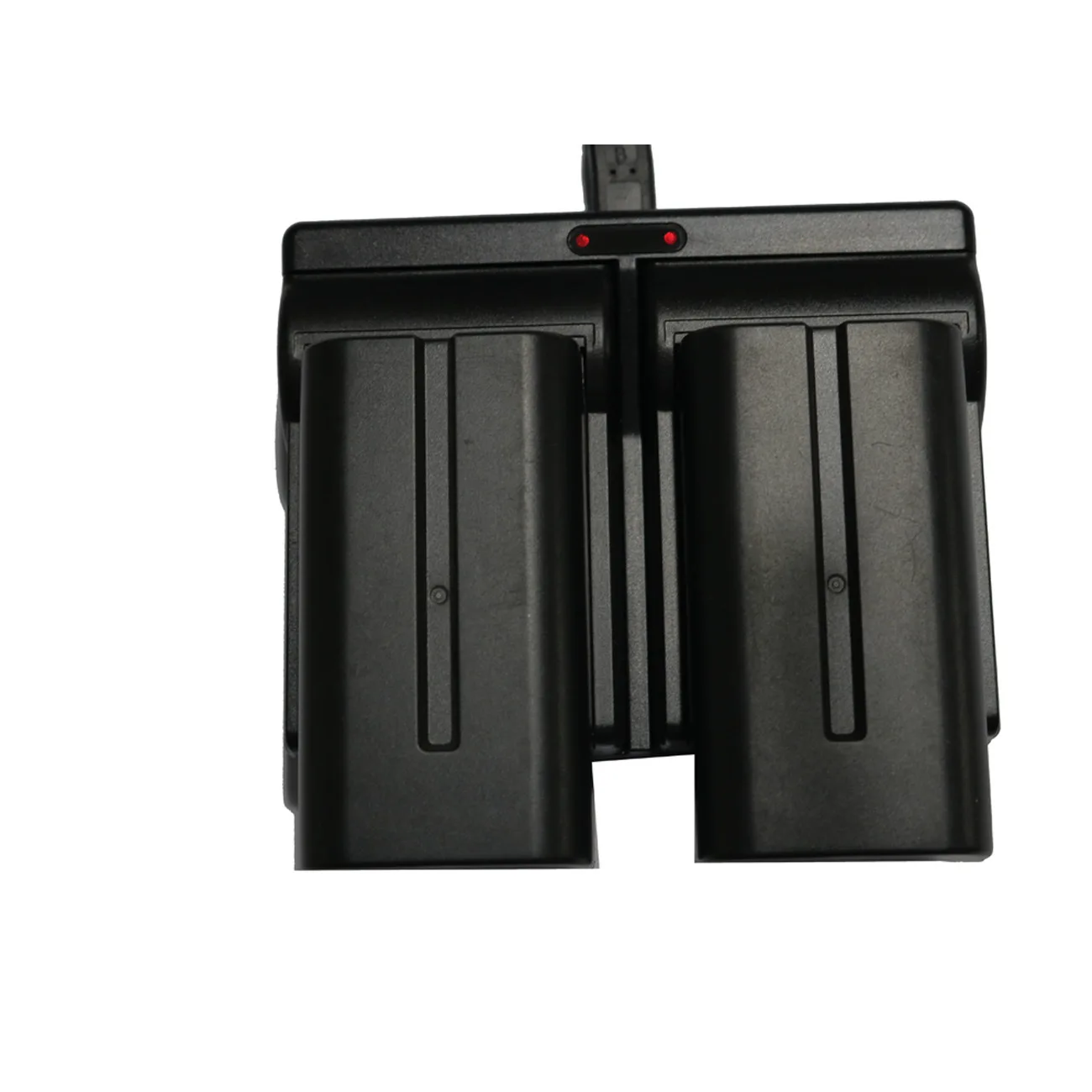 Micro USB Double Slots Smart Battery Charger Camera Battery Charger for Canon Sony Panasonic DMW-BCA7/CGR-S001E