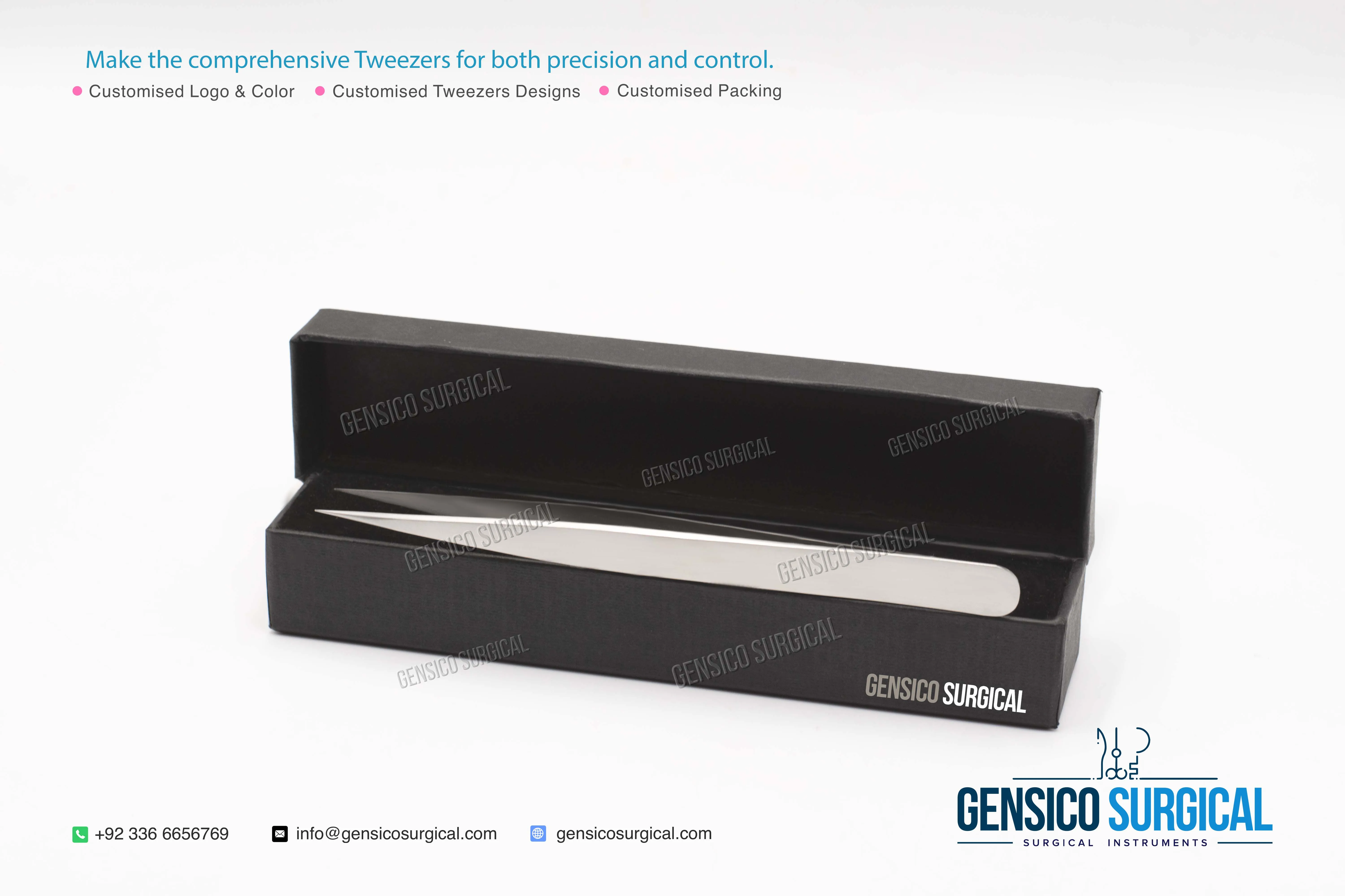 Custom Packing Custom Logo , Printed, Designs Eyelash Tweezers With Pointed Tip Sustainable Private Label Comes With Box