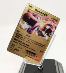 2023 Hot sale Poke mone metal cards Pocket Monster cards anime characters series poke-mon Playing Cards for kid gift