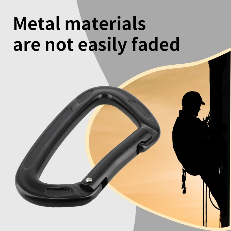 Jensan Hot Sale 22KN Aluminum Auto Locking Multifunction Spring Carabiner Clips Hook For Climbing