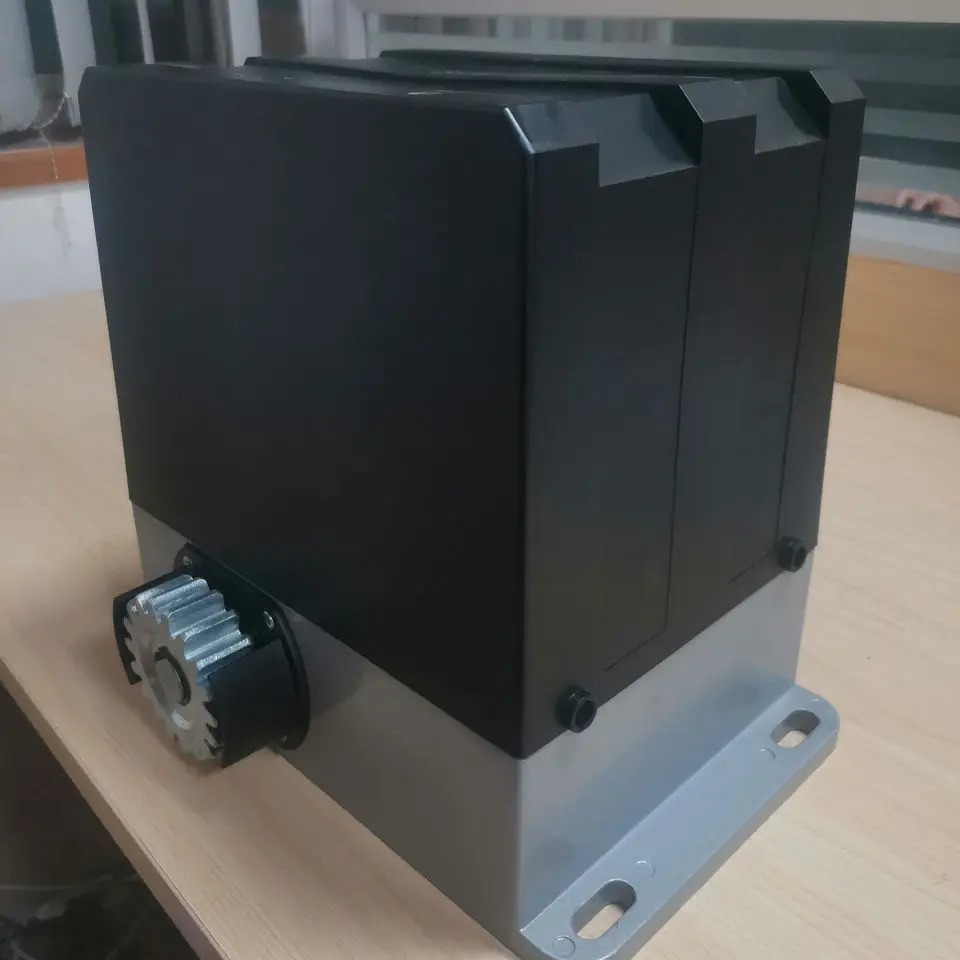 Villa 1200KGS Solar Remote Control Sliding Gate Opener Motor Automatic Electric Sliding Door System with 24V 7Ah Battery