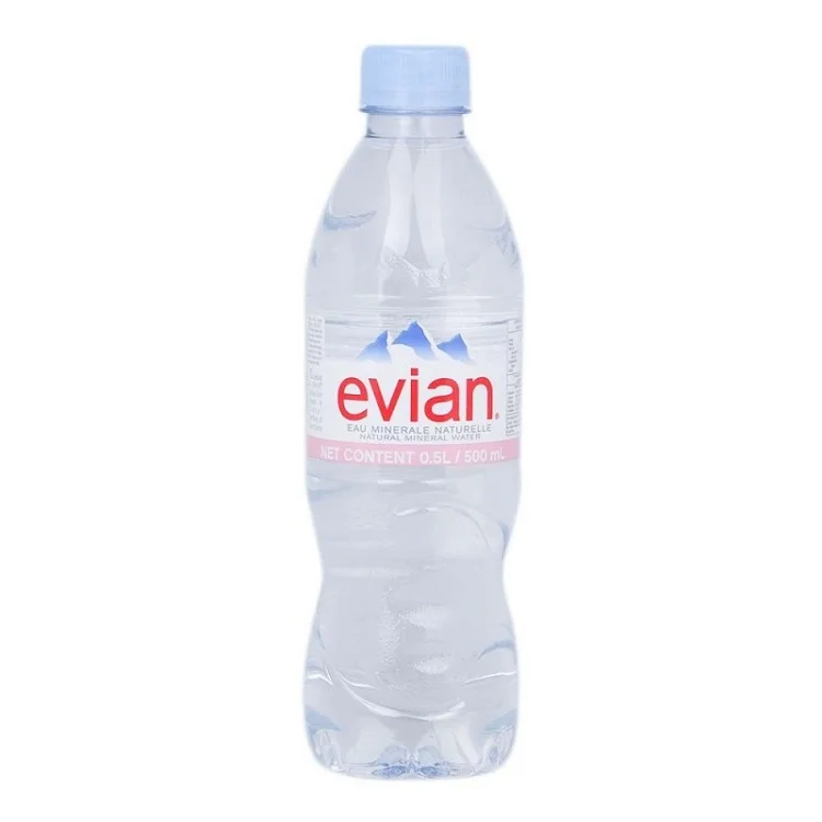 BUY EVIAN NATURAL MINERAL WATER 300ML , 500ML , 1L Anytime