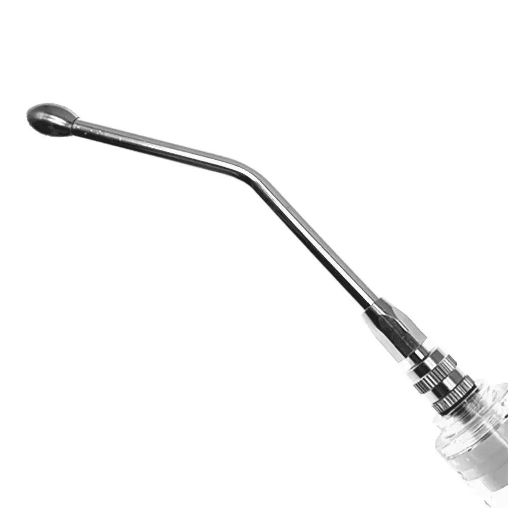 Veterinary Automatic Drencher threaded Nozzles Vaccine Continuous Injectorstainless steel Drencher needle for animal birds or sm