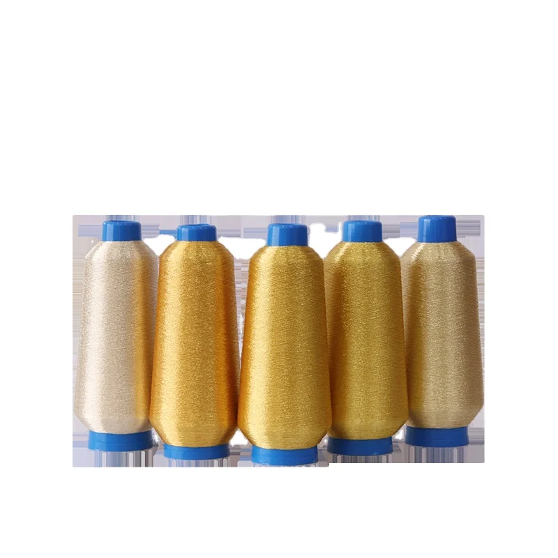 150D супер блестящий Чистый золотой вышивка металлическая нить японские материалы пряжа для великолепных платьев